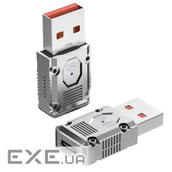 Перехідник Proove Gaming Matrix OTG Type-C to USB silver (HBMA00012006)