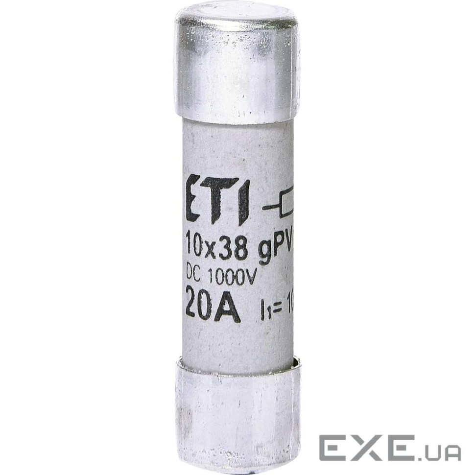Предохранитель ETI CH 10х38 gPV 20A 1000V UL (10kA) (2625108)