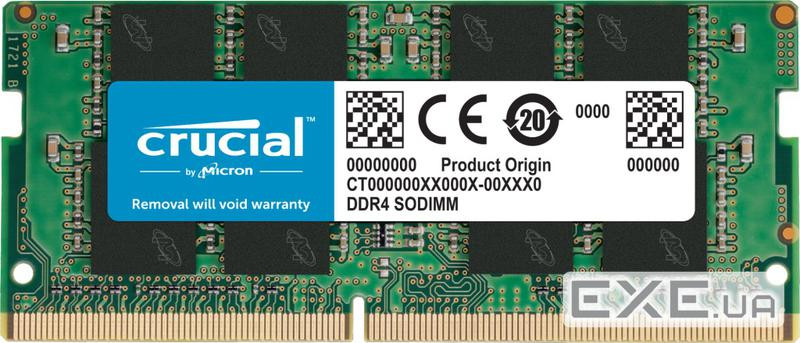 Модуль пам'яті CRUCIAL SO-DIMM DDR4 3200MHz 16GB (CT16G4SFRA32A)