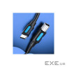 Кабель для принтера USB-C 2.0 to BM 1.5m 2A black Vention (CQUBG)