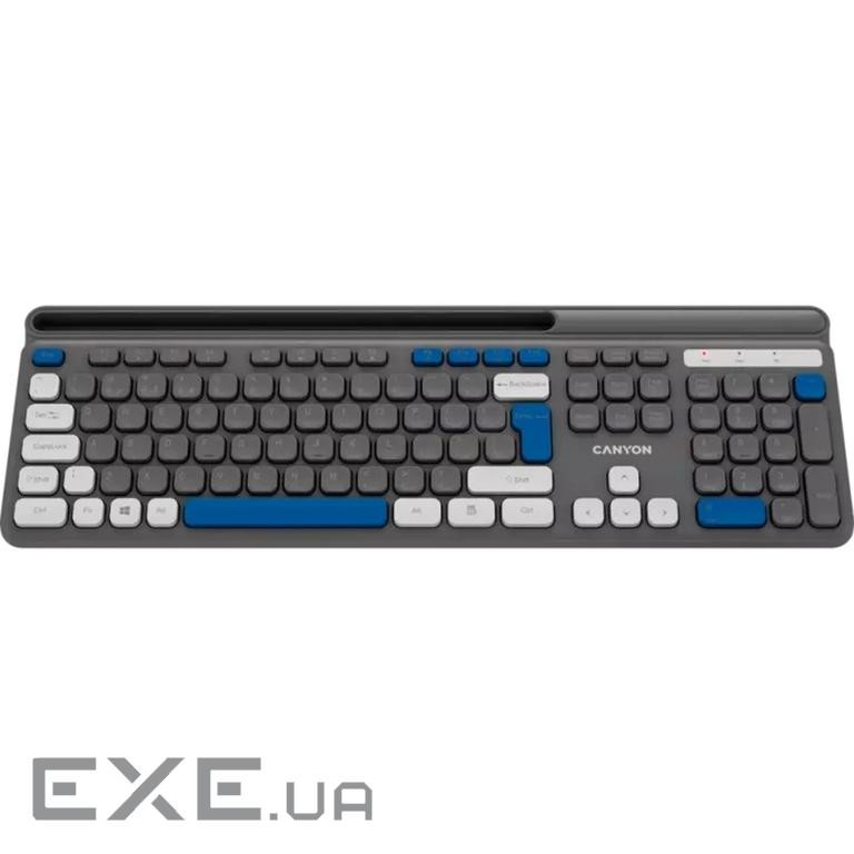 CANYON keyboard HKB-W03 EN AAA Wireless Grey (CNS-HKBW03DG)