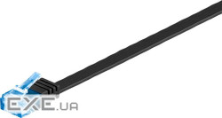 Патч-корд неекранованій RJ45 UTP6a 10.0m, patch AWG30 Flat OD 1.5x6.0mm, чорний (75.09.6367-10)