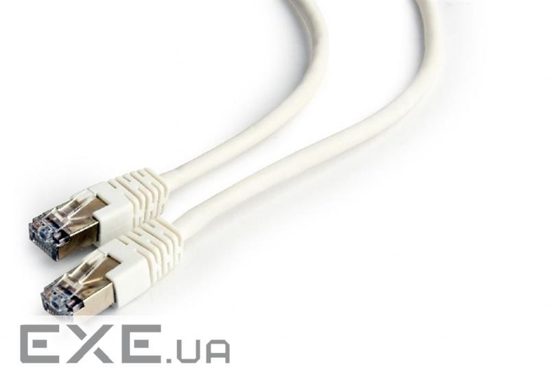 Патч корд PP6-0.25M / W, FTP, категорія. 6, литий, 50u "штекер із засувкою, 0.25 м, бі (PP6-0.25M/W)