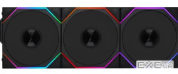 Повітряне охолодження для ПК LIAN LI Uni Fan TL WIRELESS Reverse, 120-3, Black (G99.12RTL1W3B.00)