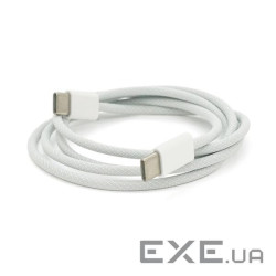 Кабель для iPhone 15 ORIGINAL, C-Type C, 3A, White, довжина 1м, ОЕМ (KO-CC / 1W)