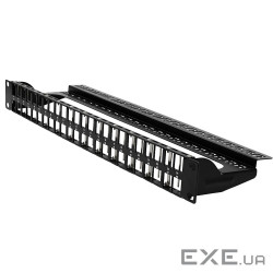 Патч-панель 19" 48 RJ45, 1U, без модулів, LW (LW-PP71) , LW (LW-PP71)