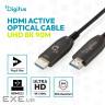 Кабель DIGITUS HDMI UHD 8K, AOC hybrid-fiber, type A M/M, 50м, чорний (AK-330126-500-S)