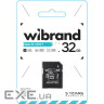 Карта пам'яті WIBRAND microSDHC 32GB UHS-I Class 10 + SD-adapter (WICDHU1/32GB-A)