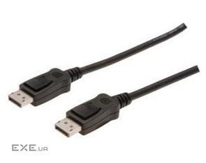 Кабель мультимедійний Display Port to Display Port 5.0m Digitus (AK-340103-050-S)