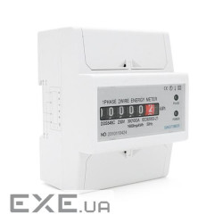 Однофазний електричний лічильник DDS548C, на DIN-рейку 4P, 220 В, 30-100 А, однотарифний