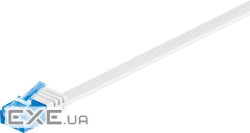 Патч-корд неекранований RJ45 UTP6a 7.0m,patch AWG30 Flat OD=1.5x6.0mm Cu,білий (75.09.6358-10) (75.09.6358-10)