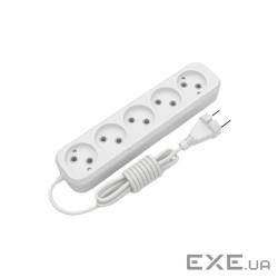 Мережевий подовжувач Electrum C-ES-1816 3.0m 5 троянд , white