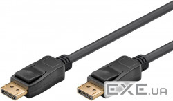 Кабель монітора-сигнальний DisplayPort M/M 3.0m,v1.4 8K@60Hz 19pin Cu Gold,чорний (75.06.1698-1) (75.06.1698-1)
