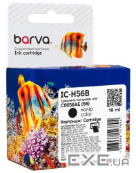 Картридж Barva HP 56 black/C6656AE, 19 мл (IC-H56B)
