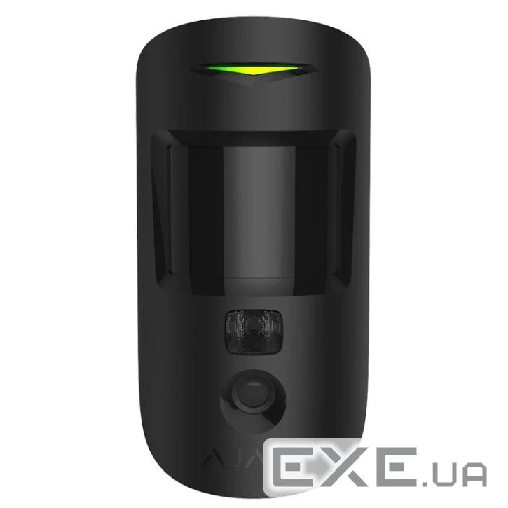 Бездротовий сповіщувач руху з камерою Ajax MotionCam HDR black