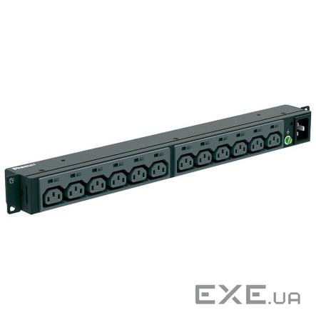 Блок розподілу живлення 16А, 230V, 12хC13, шнур 3м IEC 60309 (P12B34M)