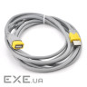 Дата кабель USB 2.0 AM/AF 3.0m ferrite grey yellow V-LINK (YT-AM/AF-3.0GY) (YT-AM / AF-3.0GY)