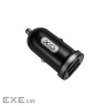 Зарядний пристрій XO 2xUSB 2.1A + cable USB to Lightning black (TZ08-L-BK)
