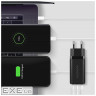 Зарядний пристрій AXAGON 1xUSB + 2xUSB-C 65W QC4+ PD3.0 PPS black (ACU-DPQ65)