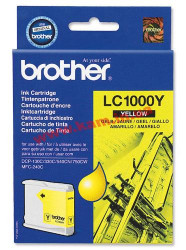 Картридж Brother DCP130 / 330/350, MFC240C / 465CN / 885CW yellow 400 стр @ 5% (A4) для DCP130 (LC1000Y)