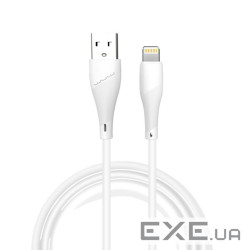 Кабель WUW-X196 USB Lightning 2,4А white (6972573335596)