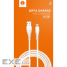 Кабель WUW-X196 USB Lightning 2,4А white (6972573335596)
