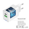 Зарядний пристрій ColorWay GaN Mini 35W PD Port PPS USB (Type-C PD + USB QC4.0) white (CW-CHS055PD-WT)