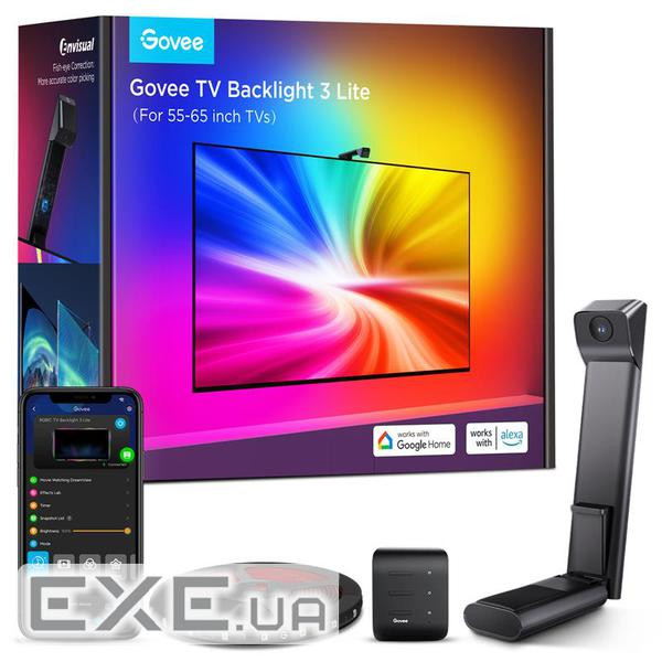 Набір адаптивного підсвічування Govee H6099 Backlight 3 Lite 75-85", RGBIC, WI-FI/Bluetoo (H60993D2) Govee H6099 Backlig