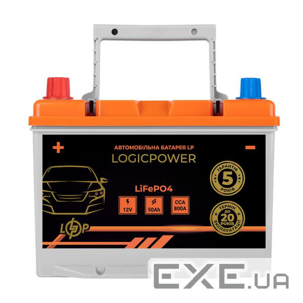 Автомобільний літієвий акумулятор LP LiFePO4 12V - 50 Ah (+ зліва) BMS 800А (24764)