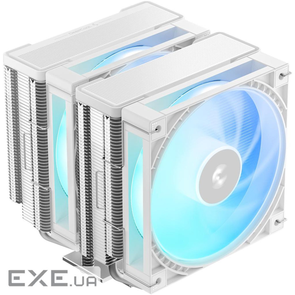 Кулер процессорный DeepCool AG620 G2 WH ARGB (R-AG620-WHAMMG2-G), Intel: 1851/1700, AMD: AM5/AM4, 12