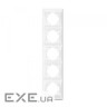 Рамка Videx BINERA біла 5 поста (VF-BNFR5V-W)