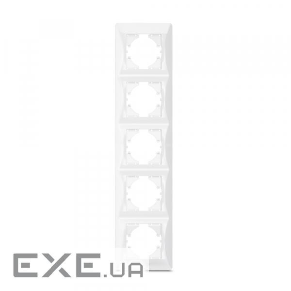 Рамка Videx BINERA біла 5 поста (VF-BNFR5V-W)