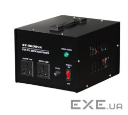 Перетворювач напруги трансформаторний універсальний ST-3000VA Input 220 V / Output 110V, Input 220 V