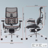 Офісне крісло Sihoo DORO S300 Mesh Dark Grey (S300-M201)
