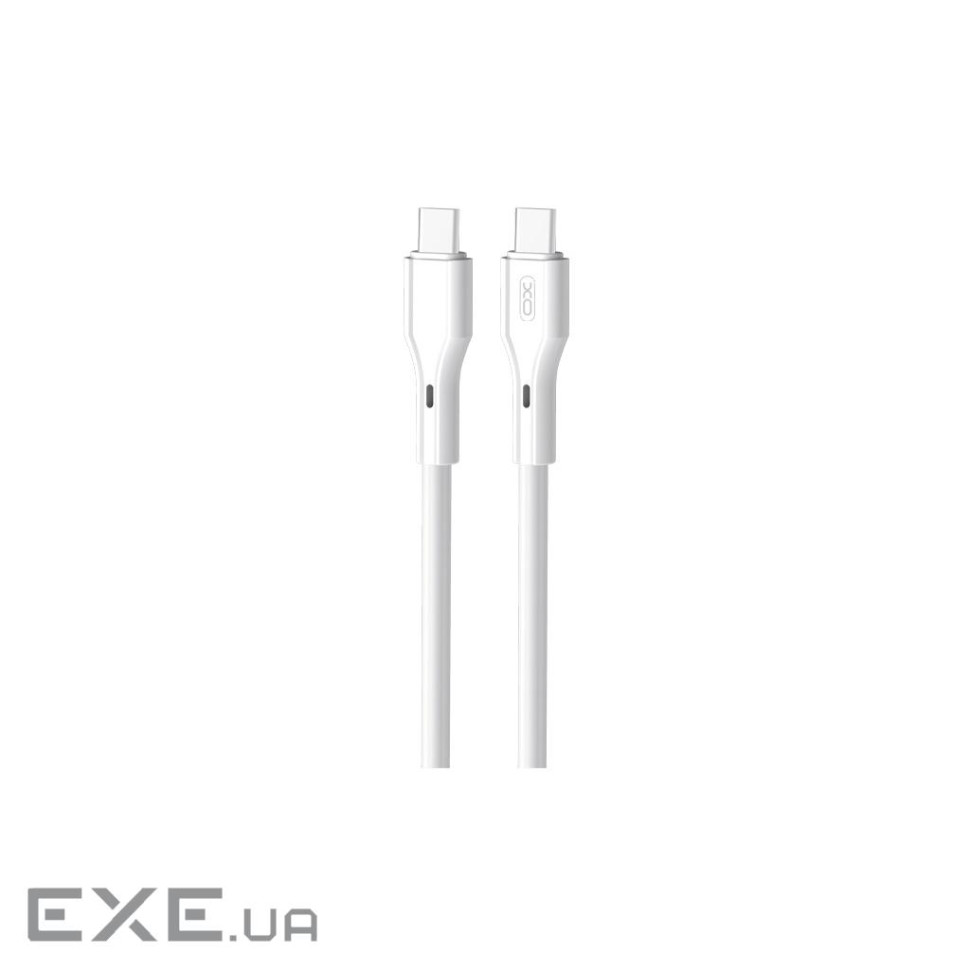 Дата кабель USB-C to USB-C 1.0m 60W Rock XO (NBQ231B_White)