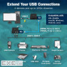 Адаптер Digitus USB extender 100 m RJ-45 to 3xUSB-A + 1xUSB-C (DA-73121)
