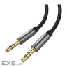 Кабель мультимедійний 3.5mm M to 3.5mm M 3.0m AV119 black Ugreen (10736) (90401957)