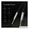 Кабель мультимедійний 3.5mm M to 3.5mm M 3.0m AV119 black Ugreen (10736) (90401957)
