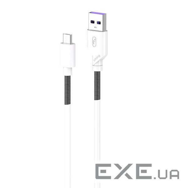 Кабель SkyDolphin S27V Spring Anti-Brake USB-Micro USB (M/M), 1 м , White (SDUSB-000612)