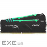 Модуль пам'яті HYPERX Fury RGB Black DDR4 2666MHz 32GB Kit 2x16GB XMP (HX426C16FB3AK2/32)