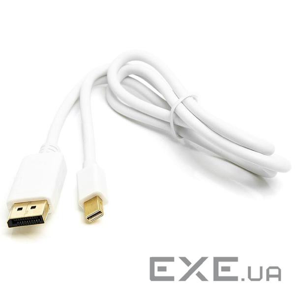 Кабель POWERPLANT DisplayPort - Mini DisplayPort 1м White (CA911868)