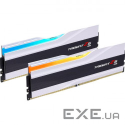 Модуль пам'яті G.SKILL Trident Z5 RGB Matte White DDR5 6000MHz 64GB Kit 2x (F5-6000J3636F32GX2-TZ5RW)