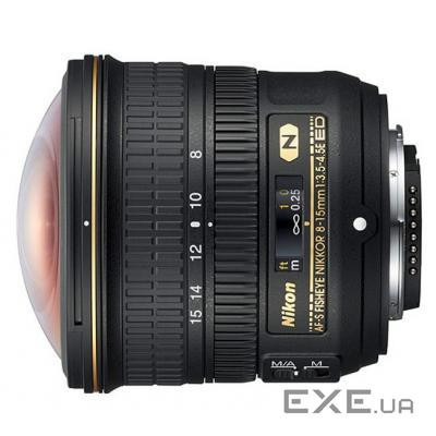 Об"єктив Nikon 8-15mm f/3.5-4.5E ED AF-S FISHEYE (JAA831DA)