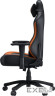 Крісло ігрове Anda Seat Luna Color PVC Size L Black/Orange (AD18-48-BO-PV)