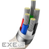 Кабель BASEUS Crystal Shine Series Fast Charging Data Cable Type-C to iP 20W 1.2м Pink (CAJY001304)