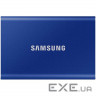 Зовнішній твердотільний накопичувач Samsung T7 500GB Indigo Blue (MU-PC500H/WW)