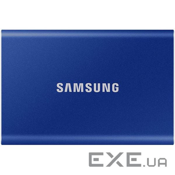 Зовнішній твердотільний накопичувач Samsung T7 500GB Indigo Blue (MU-PC500H/WW)