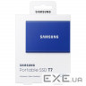 Зовнішній твердотільний накопичувач Samsung T7 500GB Indigo Blue (MU-PC500H/WW)
