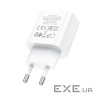 Зарядний пристрій HOCO C76A Pro Majestic USB-C PD30W White (6942007616300)