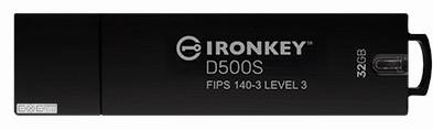 IKD500S/32GB - Kingston 32GB USB 3.2 Gen 1 Ironkey D500S FIPS 140-3 Level 3